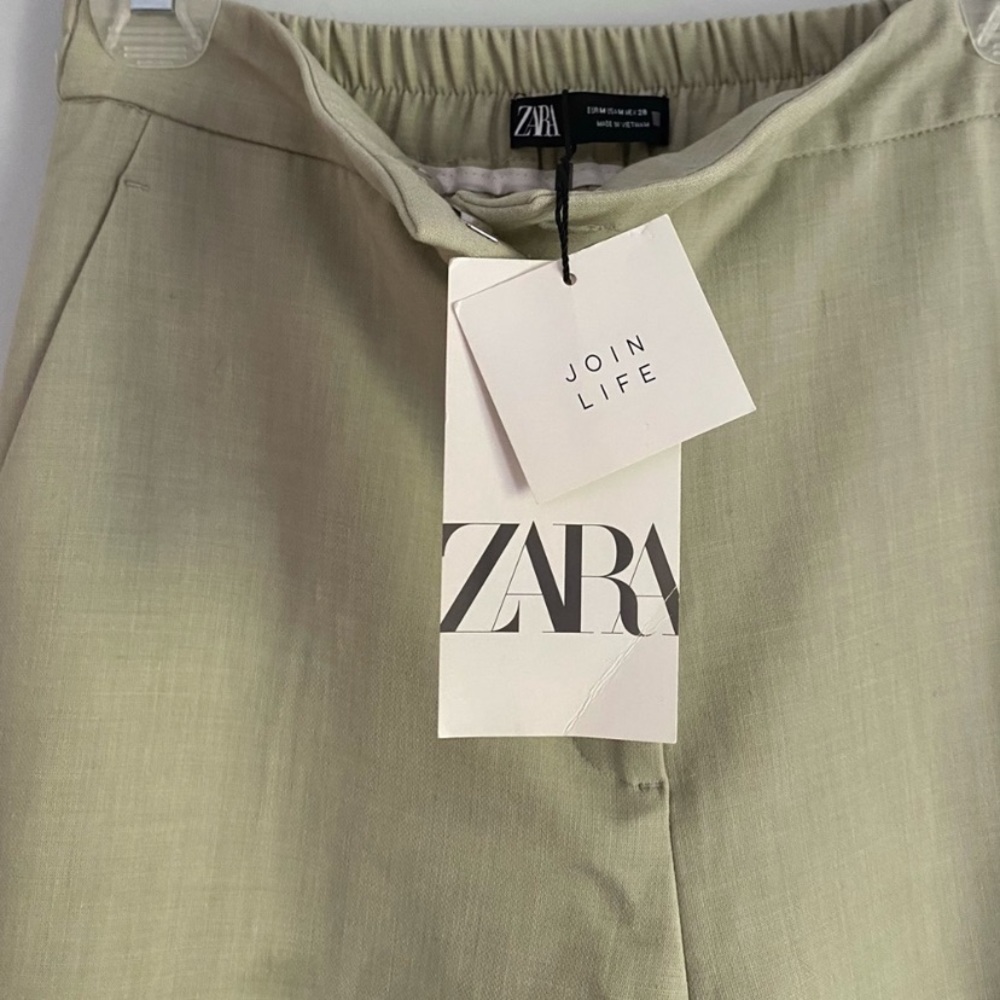 Sage Green Wide Leg Join Life Trouser